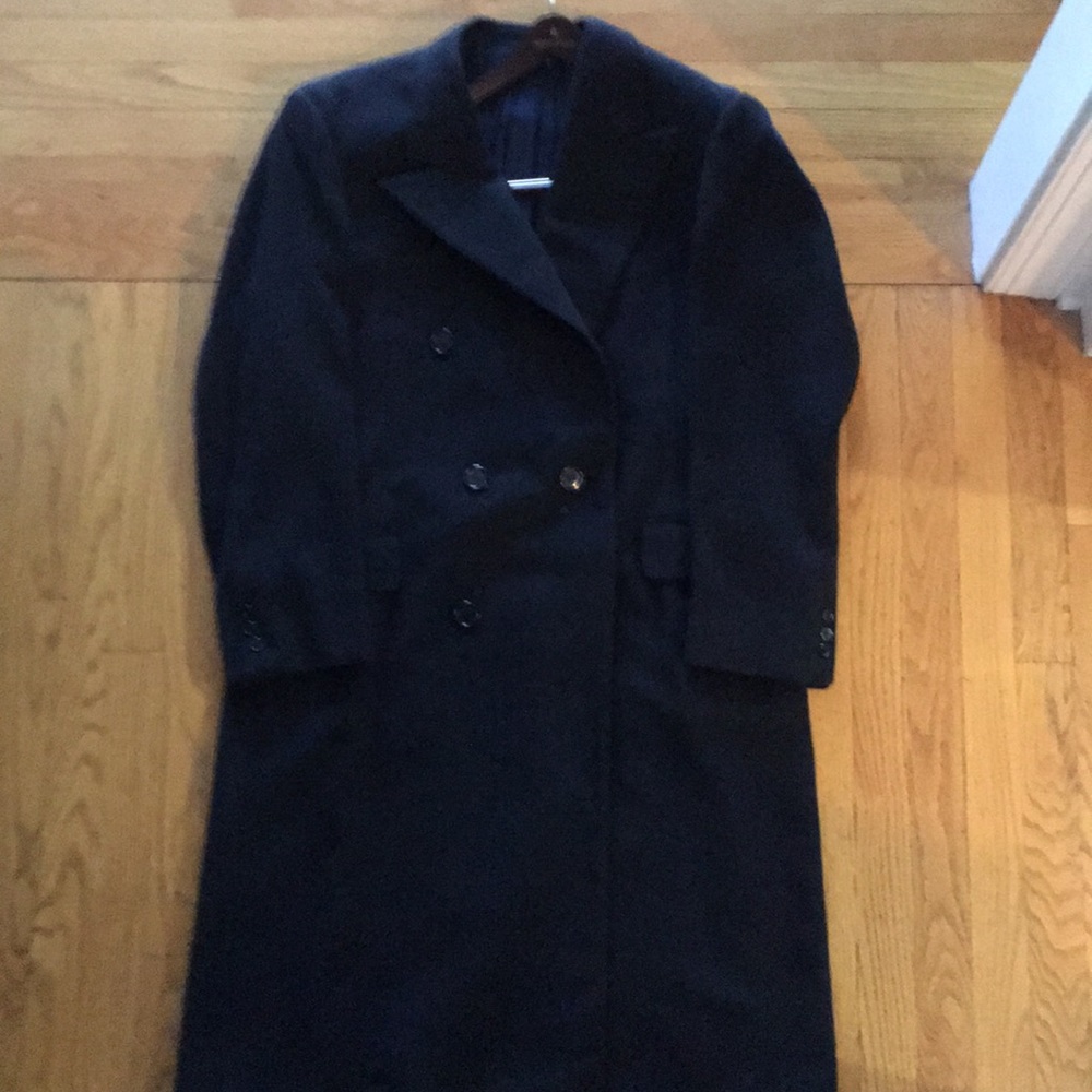 Hickey Freeman men’s cashmere overcoat